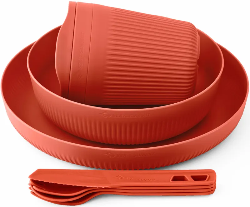 Sea To Summit Passage Dinnerware Set - 1P - 7 Piece - Spicy Orange